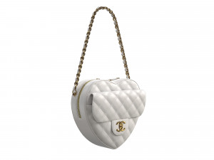 Heart Bag White 3D-Modell