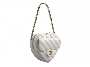 Heart Bag White 3D Model