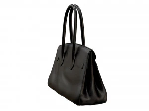 Bag 42 Black Leather 3D Model
