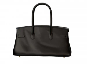 Bag 42 Black Leather 3D Model