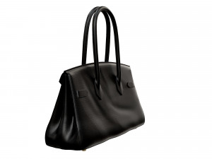 Bag 42 Black Leather Modello 3D