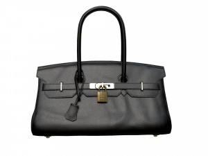 Bag 42 Black Leather Modello 3D