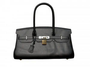 Bag 42 Black Leather 3D Model