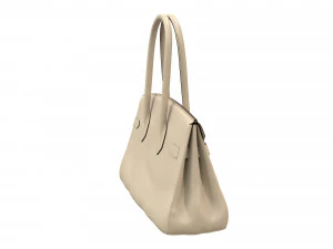 Bag 42 Cream Leather 3D Model