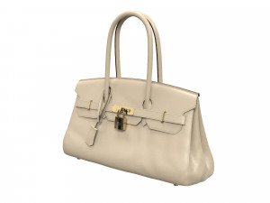 Bag 42 Cream Leather 3D Модель