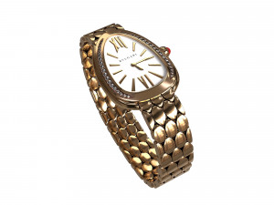 Serpenti Seduttori women watch 3D 모델