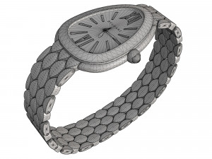 Serpenti Seduttori women watch 3D 모델