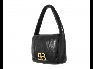 Monaco Small Sling Bag Black 3D मॉडल