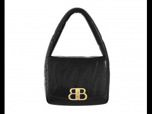 Monaco Small Sling Bag Black 3D मॉडल