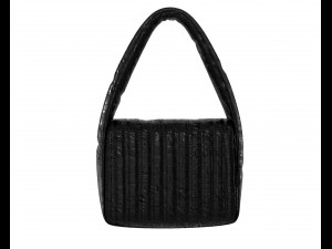 Monaco Small Sling Bag Quilted Black Modelo 3D