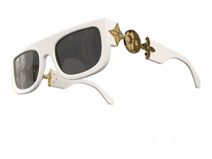 Monogram Tribute Sunglasses 3D Model