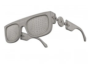 Monogram Tribute Sunglasses 3D Model