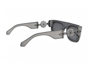 Monogram Tribute Sunglasses Modello 3D