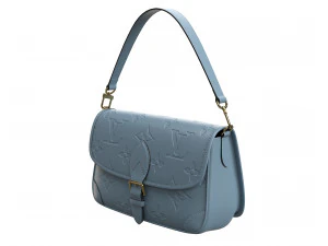 Diane Bag Blue 3D Model