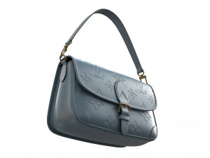 Diane Bag Blue 3D Model