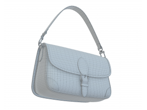 Diane Bag Blue Modello 3D