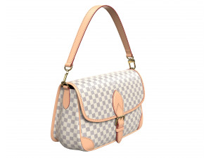 Diane Bag Damier Azur Canvas 3D 모델