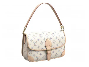 Tas Diane Multiwarna Krem Model 3D