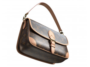 Diane Bag Brown Monogram 3D Модель