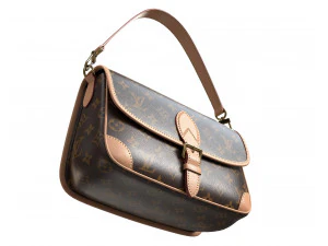 Diane Bag Brown Monogram 3D Model