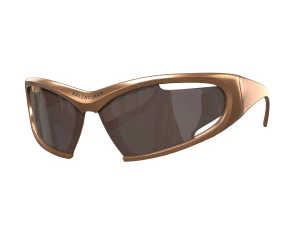 &Oacute;culos de Sol Retangulares Dynamo Modelo 3D