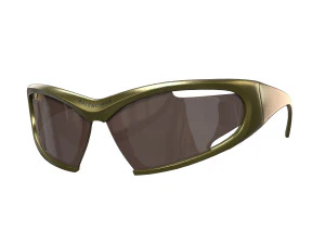 &Oacute;culos de Sol Retangulares Dynamo Modelo 3D