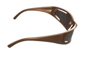 &Oacute;culos de Sol Retangulares Dynamo Modelo 3D