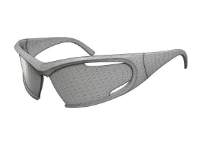 &Oacute;culos de Sol Retangulares Dynamo Modelo 3D