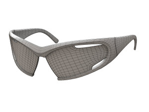 Dynamo Rectangle Sunglasses Model 3D
