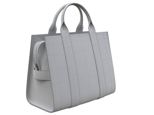 Tote Leather Bag 3D Model