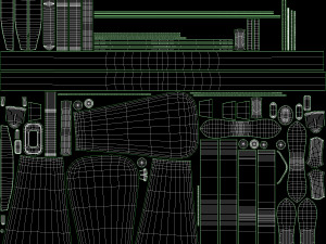 Luce Bag Black 3D Model