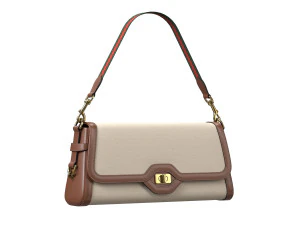 Bolso Luce Marr&oacute;n Claro Modelo 3D