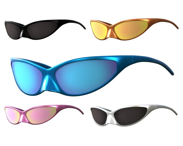 4G Cat Sunglasses 3D Model .c4d .max .obj .3ds .fbx .stl .blend