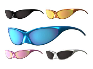 4G猫太阳镜 3D 模型