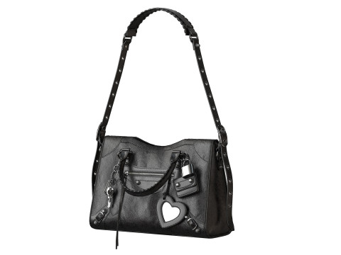 Le City Medium Bag Black Modello 3D