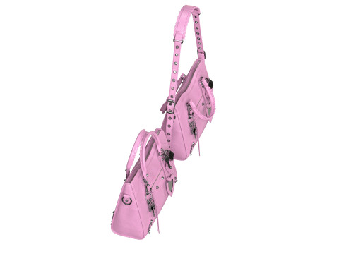 Le City Medium Bag Pink 3D Модель