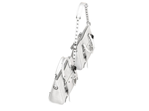 Le City Medium Bag White Modello 3D
