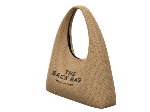 Sack Tote Raffia Bag 3D Model