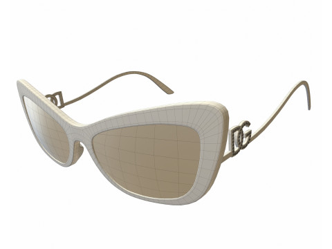 DG Crystal Sunglasses 3D Model