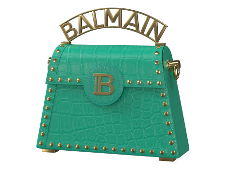 B-Buzz Dynasty Small Bag Green Crocodile 3D मॉडल