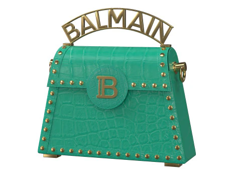 B-Buzz 다이너스티 스몰 백 그린 크로커다일 3D 모델