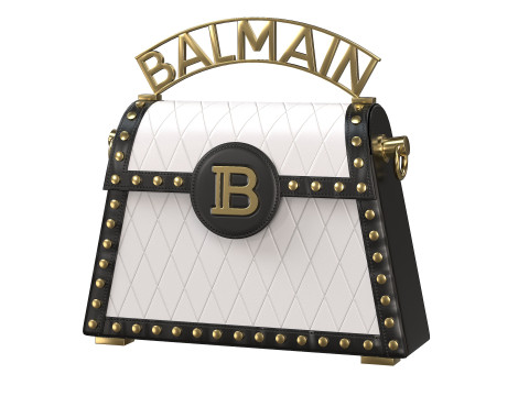 B-Buzz Dynasty Small Bag BlackWhite Model 3D