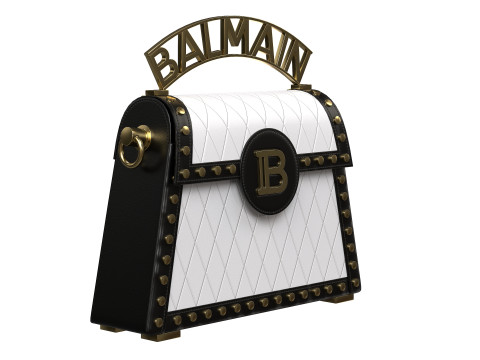 B-Buzz Dynasty Small Bag BlackWhite 3D 模型