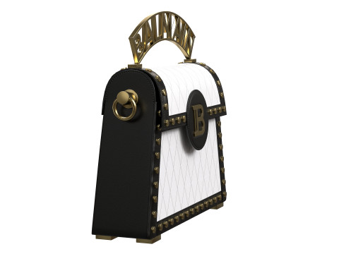 B-Buzz Dynasty Small Bag BlackWhite 3D 模型