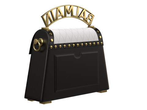 B-Buzz Dynasty Small Bag BlackWhite 3D 模型