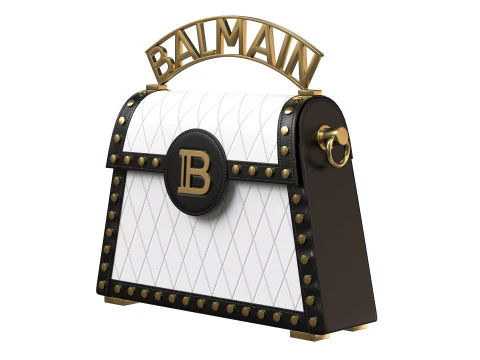 B-Buzz Dynasty Small Bag BlackWhite 3D Model