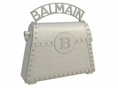 B-Buzz Dynasty Small Bag BlackWhite 3D Model