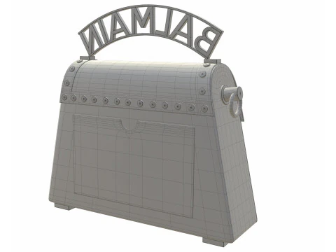 B-Buzz Dynasty Small Bag BlackWhite 3D Model