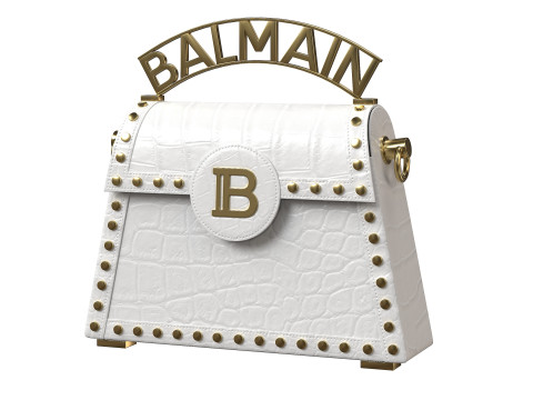 B-Buzz Dynasty Small Bag White Crocodile Model 3D