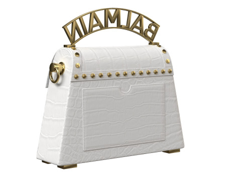 B-Buzz Dynasty Small Bag White Crocodile 3D 模型